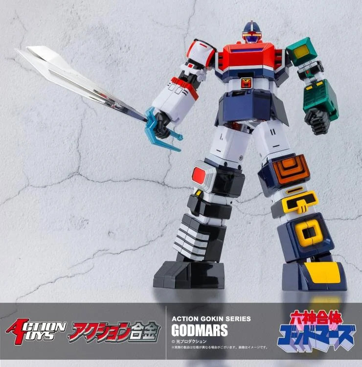 PREORDER Six God Combination God Mars Action Gokin Series God Mars Action Figure