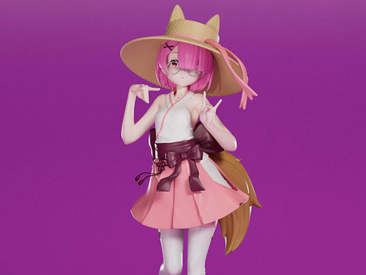 PREORDER Re:Zero Starting Life in Another World Luminasta Ram (Kon Kon Fox)