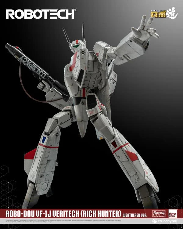 PREORDER Robotech ROBO-DOU VF-1J Veritech (Rick Hunter Weathered Ver.) BBTS Exclusive Action Figure