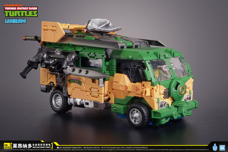 PREORDER HeatBoys - HB0018 - Transformation TMNT Leonardo