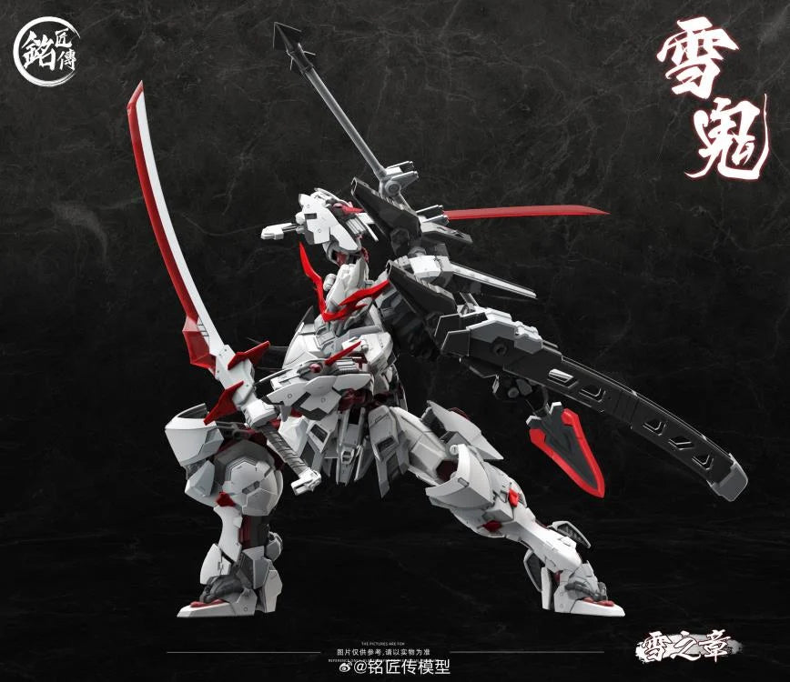 IN STOCK 1/100 MJZ-001S Kiyomori Phantom Snow Ghost Limited Edition Red/White Ver. Model Kit