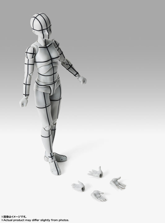 PREORDER S.H.Figuarts Body-chan -Sports- Edition -Wireframe- (Gray Color Ver.)