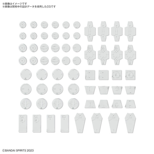 PREORDER 1/144 30MM Customize Material (Decoration Parts 1 White)