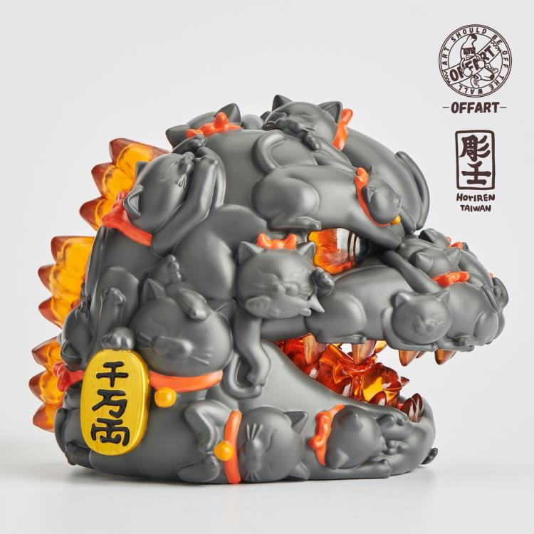 PREORDER Offart x Horiren Hundred Cats Red Lotus Lucky (Black Ver.)