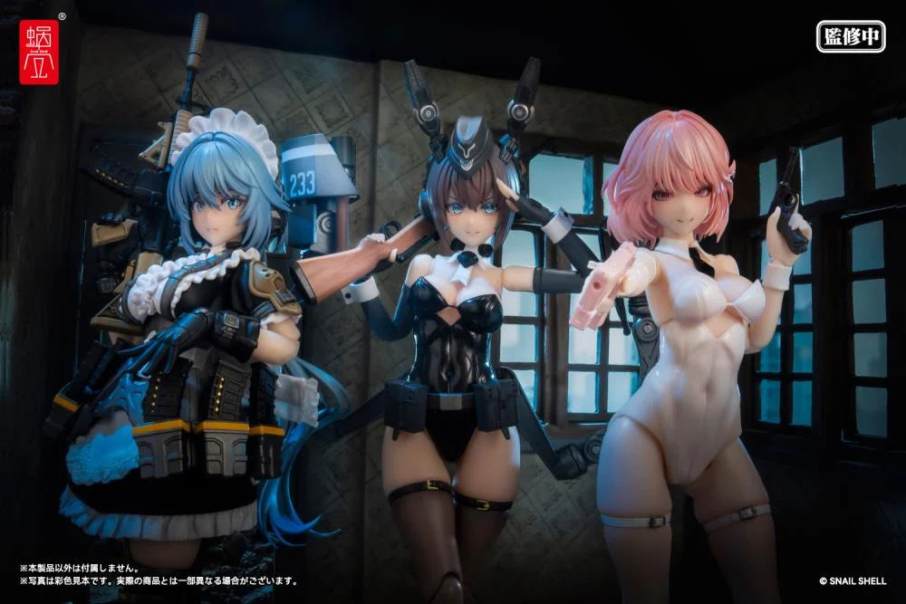 PREORDER Snail Shell 1/12 Armored Bunny Girl ANNELIESE RA-03 + RA-03 Panzer Bunny Anneliese 1/12 Scale Optional Armament Parts Set