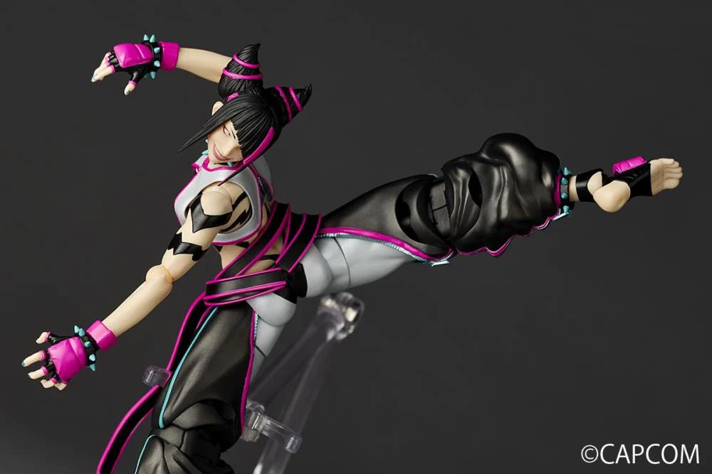 PREORDER "Street Fighter 6 Amazing Yamaguchi Revoltech NR065 Juri Action Figure "