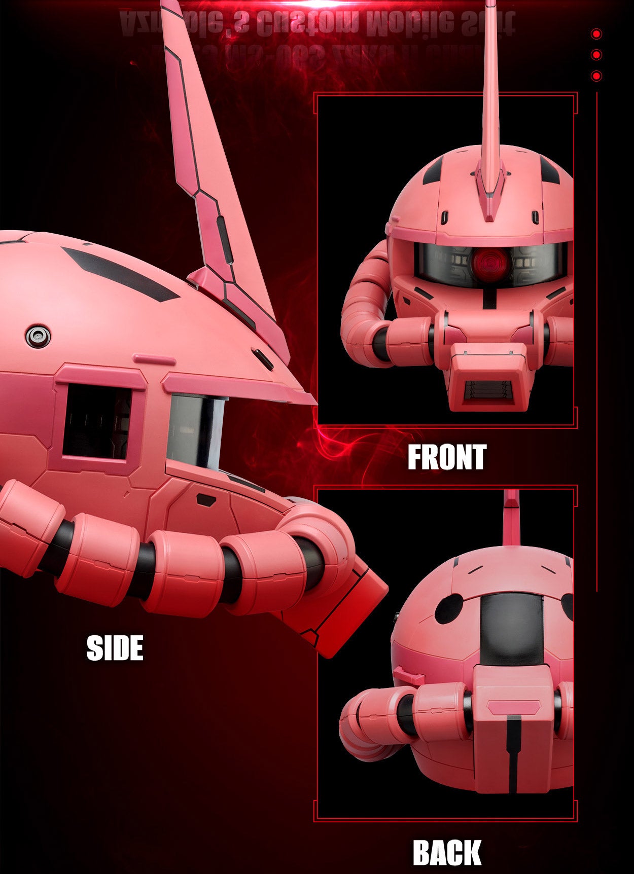 PREORDER Gundam BN Head Collection Vol. 3 Char's Zaku II