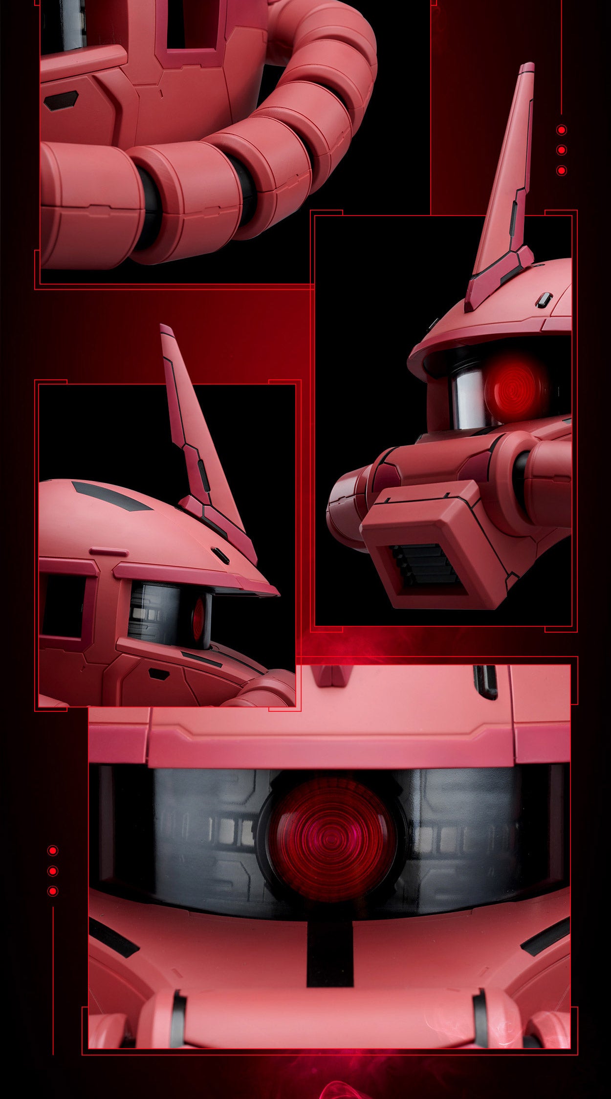 PREORDER Gundam BN Head Collection Vol. 3 Char's Zaku II