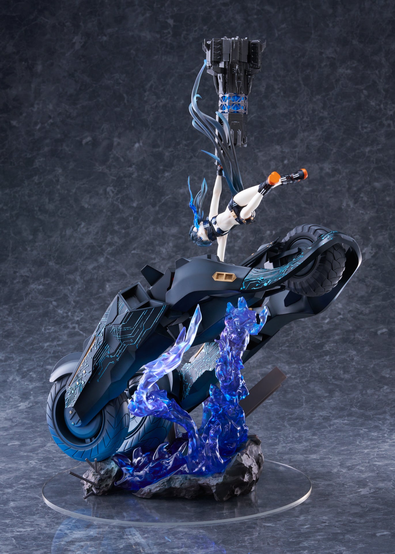 PREORDER <Spiritale> BLACK★★ROCK SHOOTER: DAWN FALL Scale Figure - Empress [Black Rock Shooter] (Teaser Visual Ver.) Art by huke