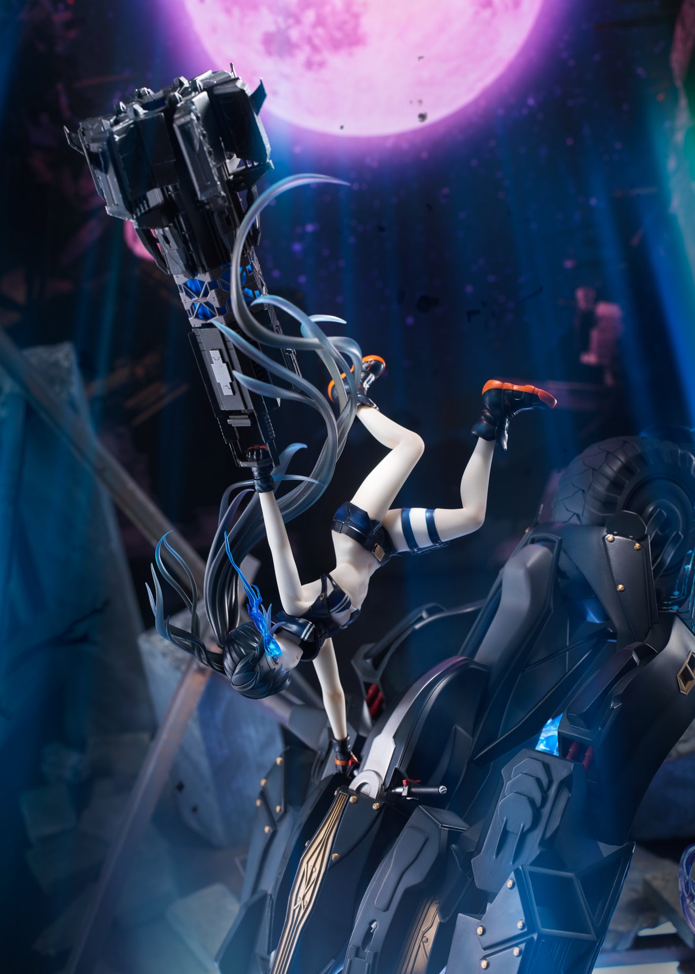 PREORDER <Spiritale> BLACK★★ROCK SHOOTER: DAWN FALL Scale Figure - Empress [Black Rock Shooter] (Teaser Visual Ver.) Art by huke