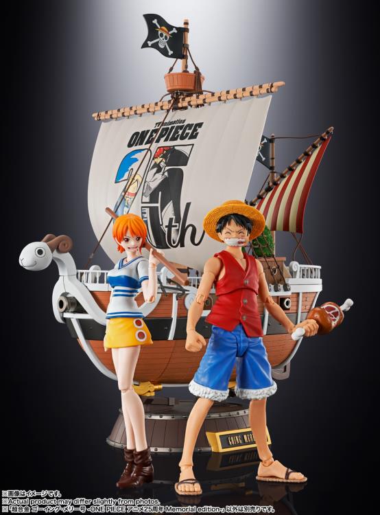 PREORDER Chogokin Going Merry - ONE PIECE Anime 25th Anniversary Memorial edition- "ONE PIECE"