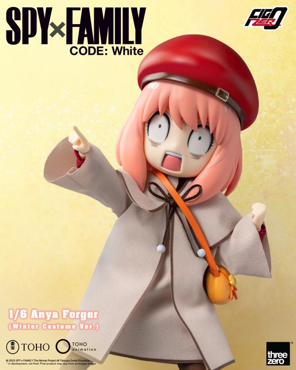 PREORDER Spy x Family Code: White FigZero Anya Forger (Winter Costume Ver.) 1/6 Scale Figure