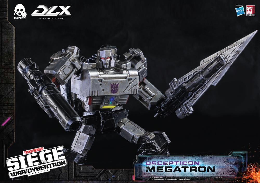 PREORDER Transformers: War for Cybertron Trilogy DLX Scale Collectible Series Decepticon Megatron Action Figure