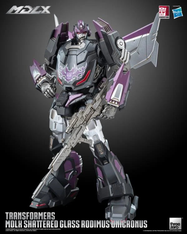 PREORDER Transformers MDLX Articulated Figure Series Shattered Glass Rodimus Unicronus