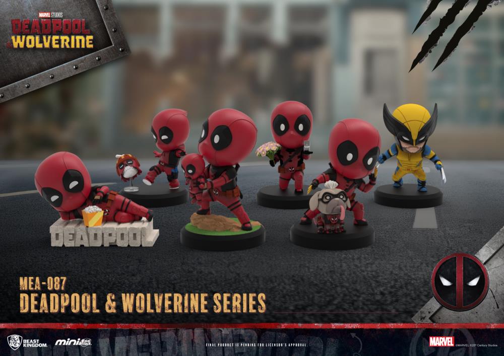 PREORDER "Deadpool & Wolverine Mini Egg Attack MEA-087 Box of 6 Random Figures "