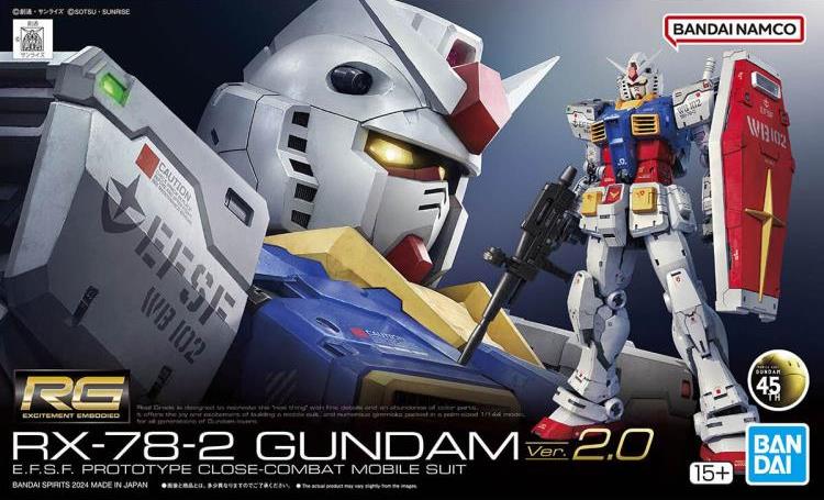 IN STOCK 1/144 RG RX-78-2 Gundam Ver.2.0