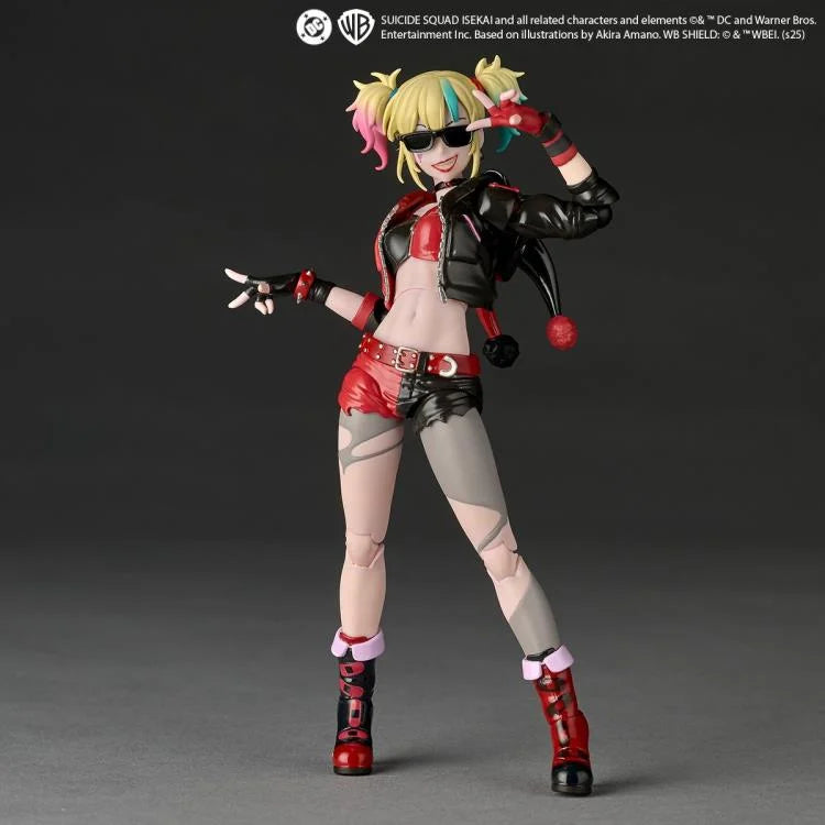 PREORDER Suicide Squad Isekai Amazing Yamaguchi Revoltech NR082 Harley Quinn Action Figure