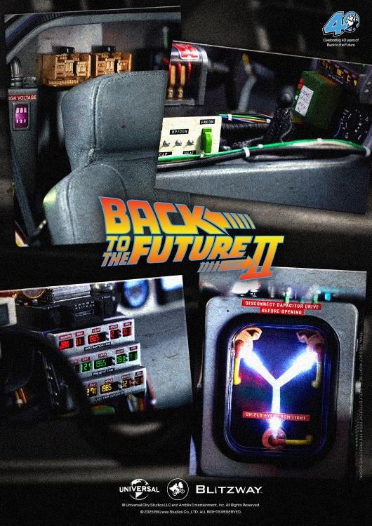 PREORDER Back to the Future Part II DeLorean 1/6 Scale Vehicle