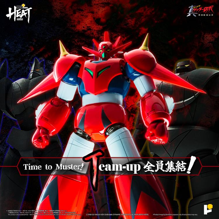 PREORDER Getter Robo Armageddon Pose+ Metal Heat Series Getter Dragon Action Figure