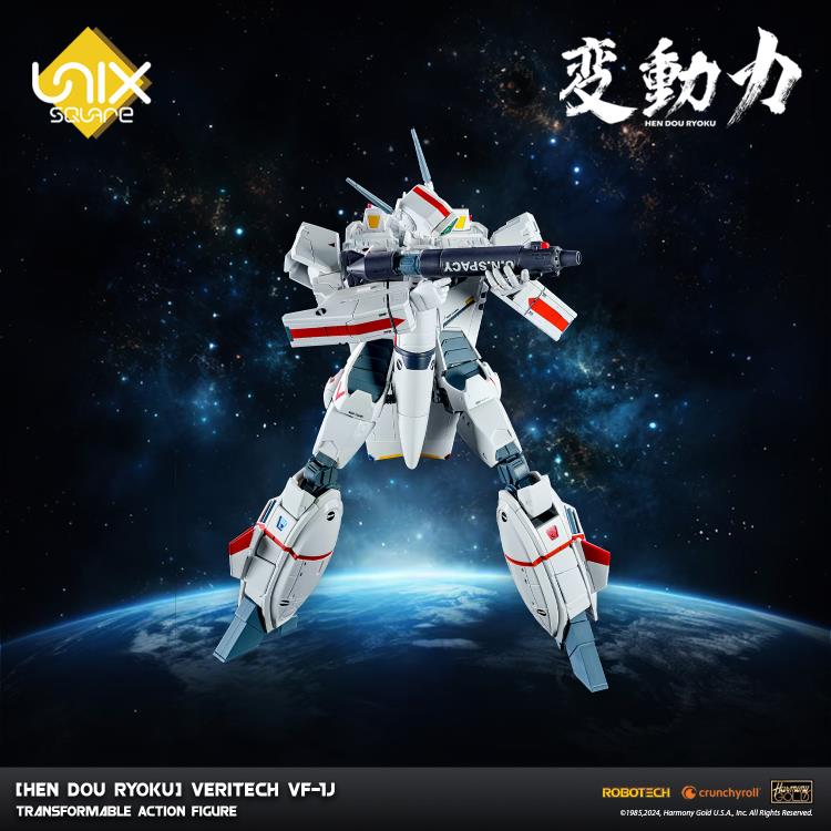 PREORDER Robotech Hen Dou Ryoku Veritech VF-1J Transformable Action Figure