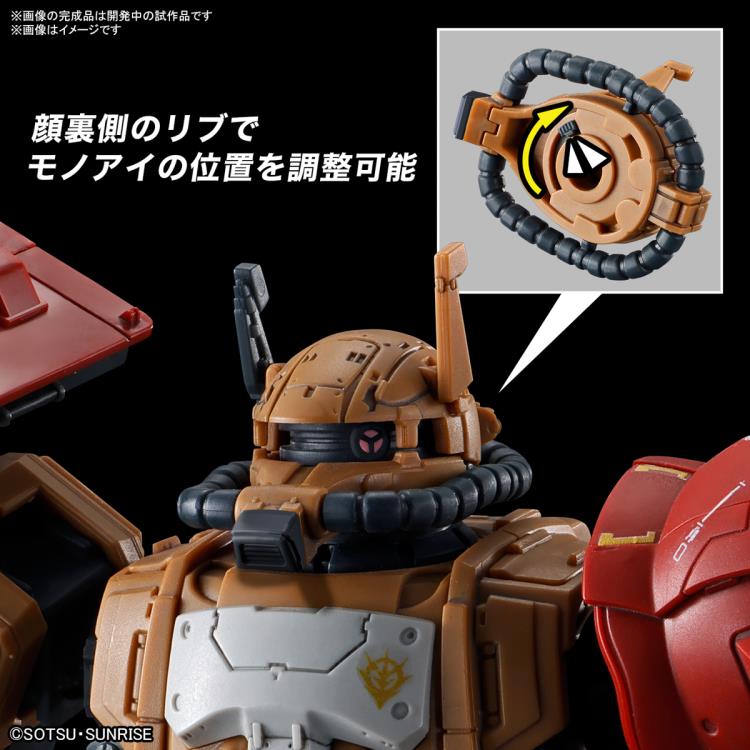 PREORDER Mobile Suit Gundam: Requiem for Vengeance HG MS-06F Zaku II (Solari) 1/144 Scale Model Kit