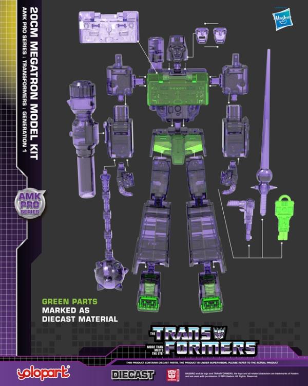 PREORDER YOLOPARK - Transformers: Generation 1 AMK PRO Series 20cm Megatron Model kit