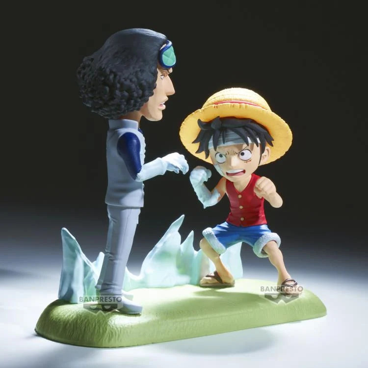 PREORDER One Piece World Collectable Figure Log Stories Monkey D. Luffy vs. Kuzan