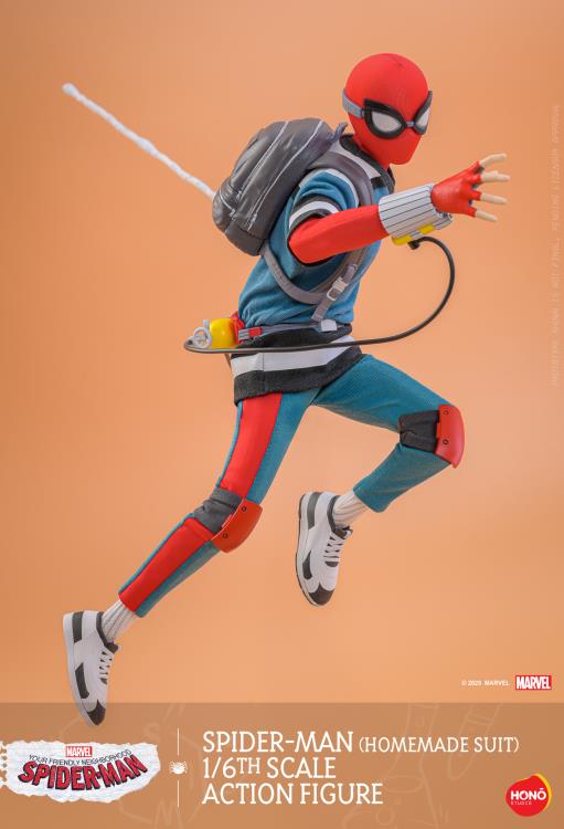 PREORDER Your Friendly Neighborhood Spider-Man HS07 Spider-Man (Homemade Suit) 1/6th Scale Collectible Figure