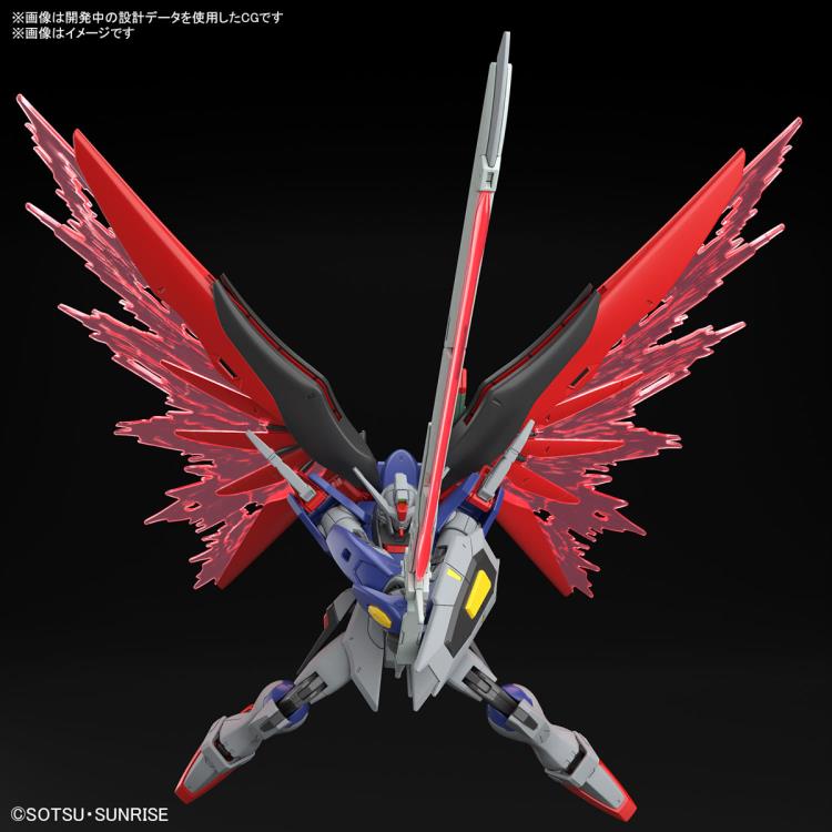 PREORDER Mobile Suit Gundam SEED Freedom HGCE ZGMF/A-42S2 Destiny Gundam Spec II (& Zeus Silhouette) 1/144 Scale Model Kit