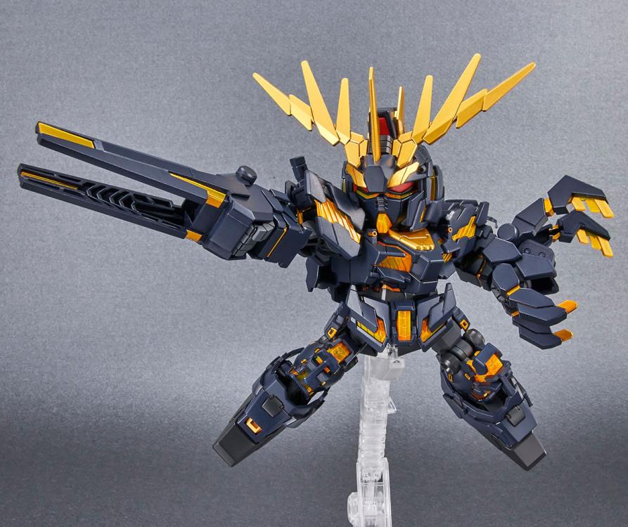 IN STOCK Mobile Suit Gundam SD Gundam Cross Silhouette Unicorn Gundam Unit 2 Banshee (Destroy Mode) & Banshee Norn Parts Set