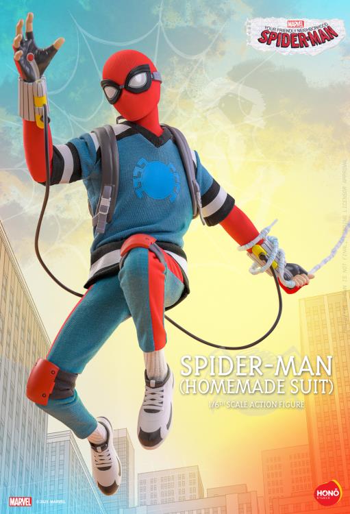 PREORDER Your Friendly Neighborhood Spider-Man HS07 Spider-Man (Homemade Suit) 1/6th Scale Collectible Figure