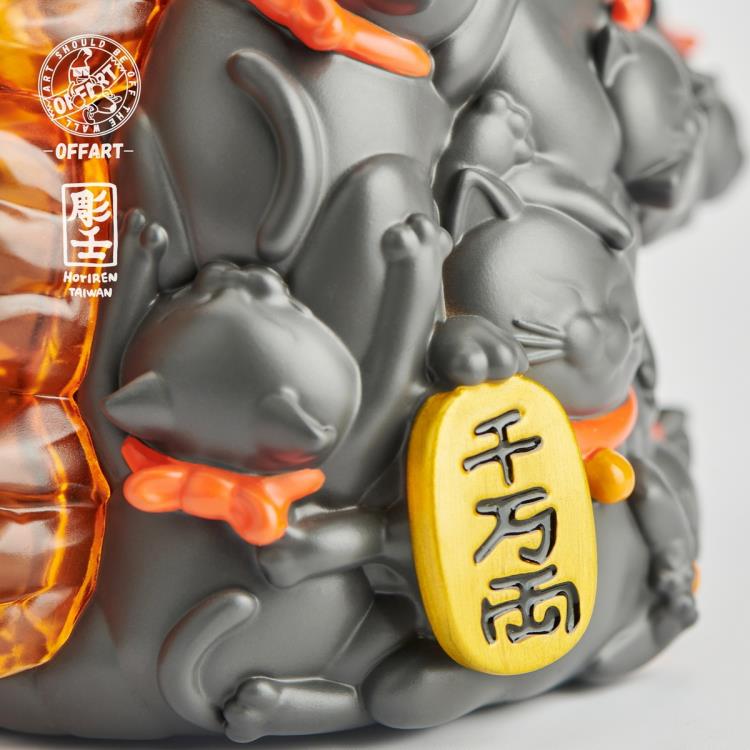 PREORDER Offart x Horiren Hundred Cats Red Lotus Lucky (Black Ver.)
