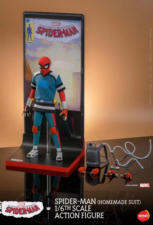 PREORDER Your Friendly Neighborhood Spider-Man HS07 Spider-Man (Homemade Suit) 1/6th Scale Collectible Figure