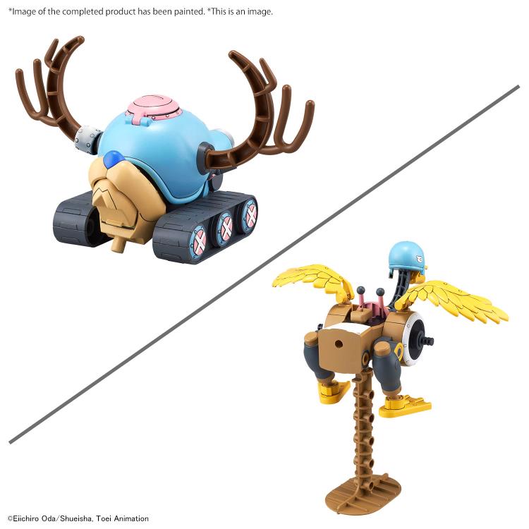 PREORDER One Piece Chopper Robo 01 Chopper Tank & 02 Chopper Wing Model Kit Set