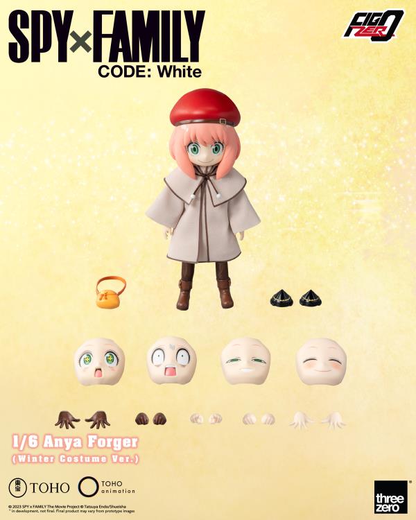 PREORDER Spy x Family Code: White FigZero Anya Forger (Winter Costume Ver.) 1/6 Scale Figure