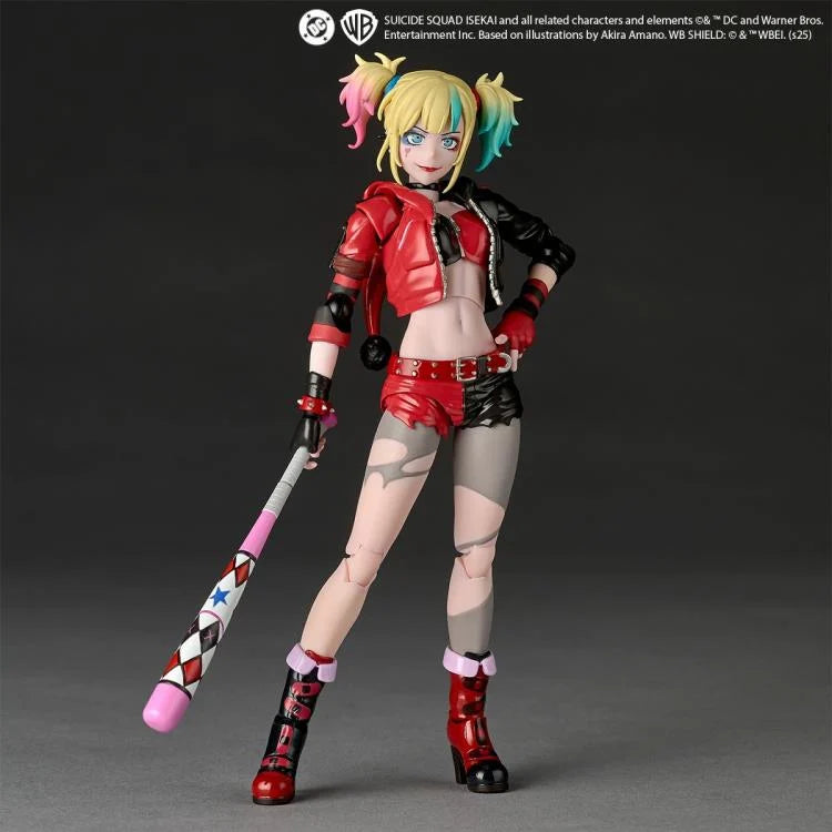 PREORDER Suicide Squad Isekai Amazing Yamaguchi Revoltech NR082 Harley Quinn Action Figure