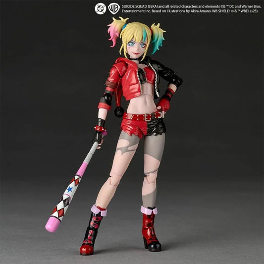 PREORDER Suicide Squad Isekai Amazing Yamaguchi Revoltech NR082 Harley Quinn Action Figure