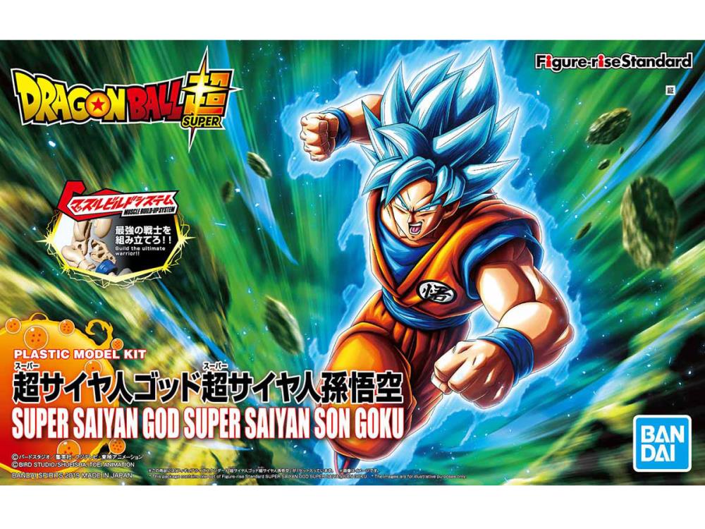 IN STOCK Figure-rise Standard Super Saiyan God Super Saiyan Son Goku