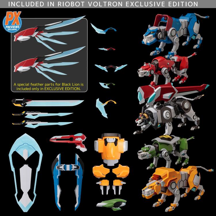 PREORDER EXCLUSIVE VERSION - RIOBOT Voltron DreamWorks Voltron Legendary Defender + Random Freebie