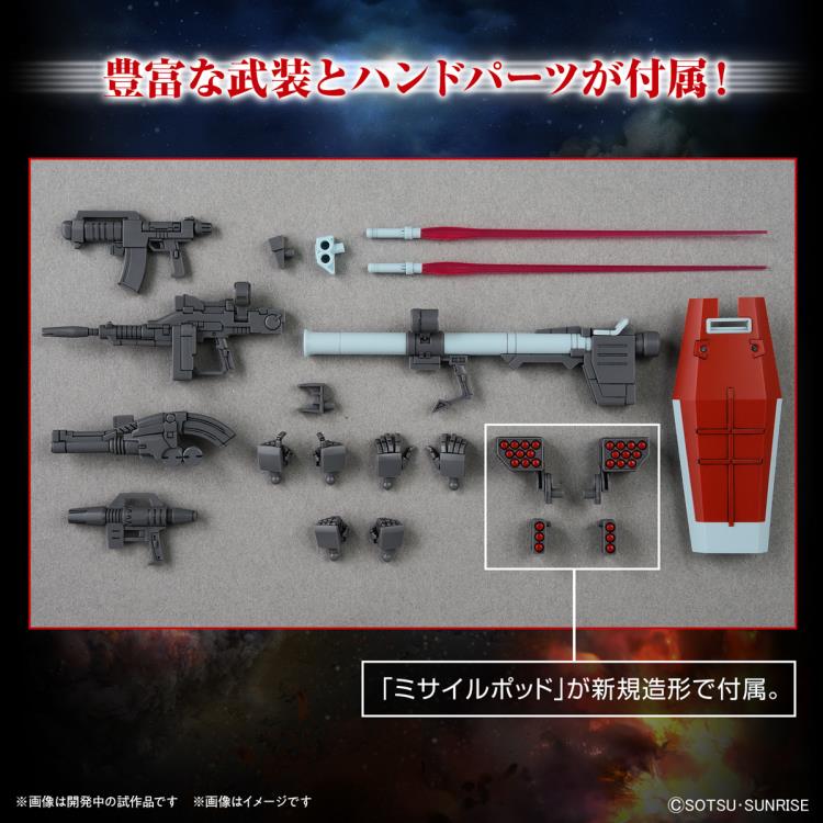 PREORDER Mobile Suit Gundam: The Origin MSD HGGTO GM (Shoulder Cannon/Missile Pod Equipped) 1/144 Scale Model Kit