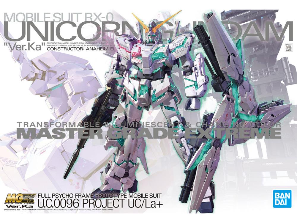 PREORDER MGEX 1/100 UNICORN GUNDAM Ver.Ka Reissue