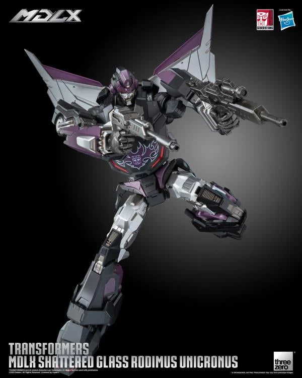 PREORDER Transformers MDLX Articulated Figure Series Shattered Glass Rodimus Unicronus
