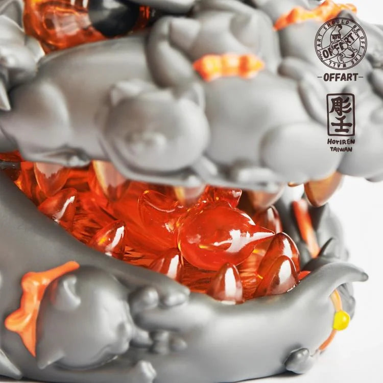 PREORDER Offart x Horiren Hundred Cats Red Lotus Lucky (Black Ver.)