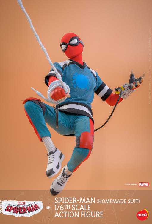 PREORDER Your Friendly Neighborhood Spider-Man HS07 Spider-Man (Homemade Suit) 1/6th Scale Collectible Figure