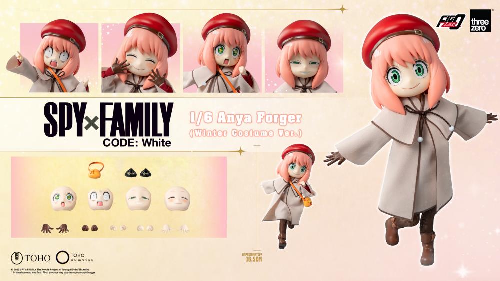 PREORDER Spy x Family Code: White FigZero Anya Forger (Winter Costume Ver.) 1/6 Scale Figure