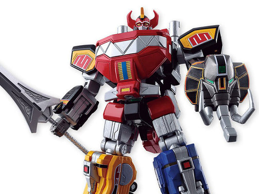 IN STOCK Mighty Morphin Power Rangers Super Mini-Pla Shinka Gattai Daizyuzin Megazord Model Kit