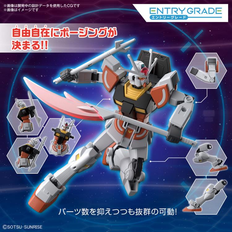 IN STOCK Gundam Build Metaverse Entry Grade LAH Gundam 1/144 Scale Model Kit