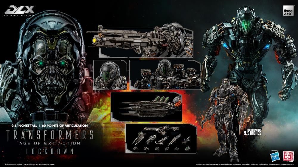 PREORDER Transformers: Age of Extinction DLX Scale Collectible Series Lockdown Action Figure