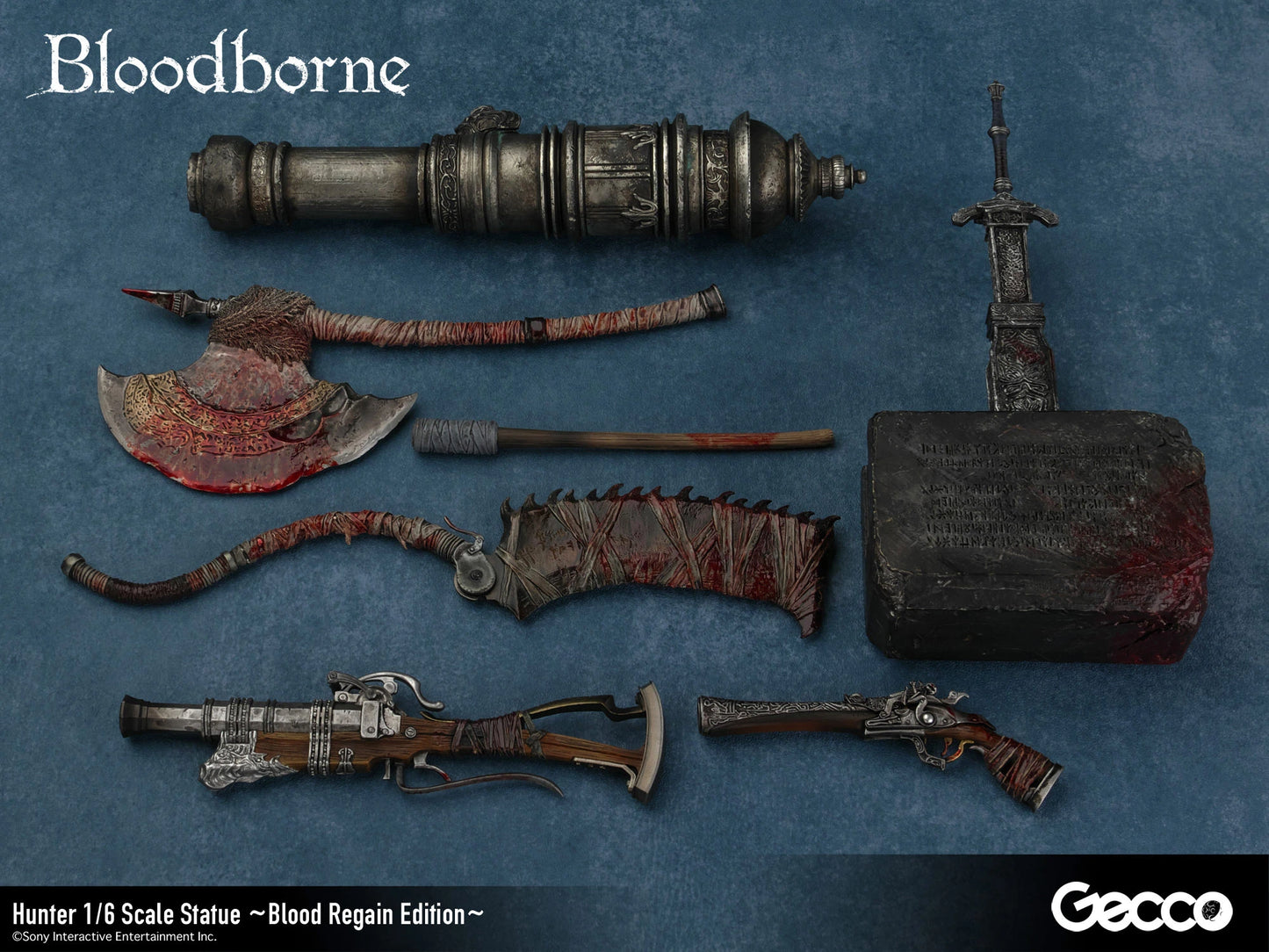 PREORDER Bloodborne Hunter 1/6 Scale Statue ~Blood Regain Edition~