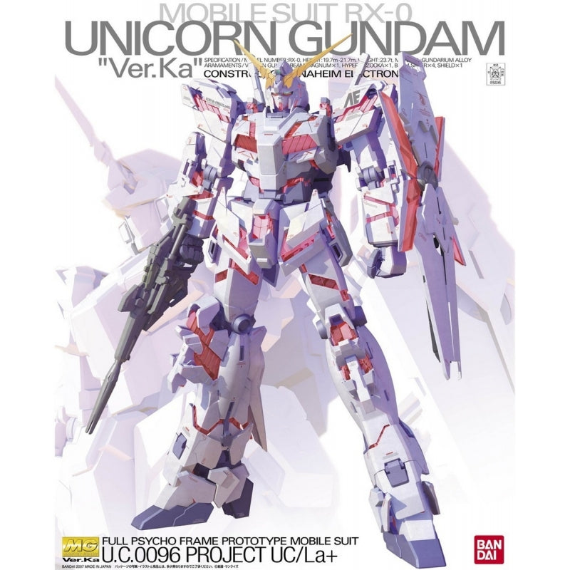 IN STOCK MG 1/100 Unicorn Gundam Ver.Ka